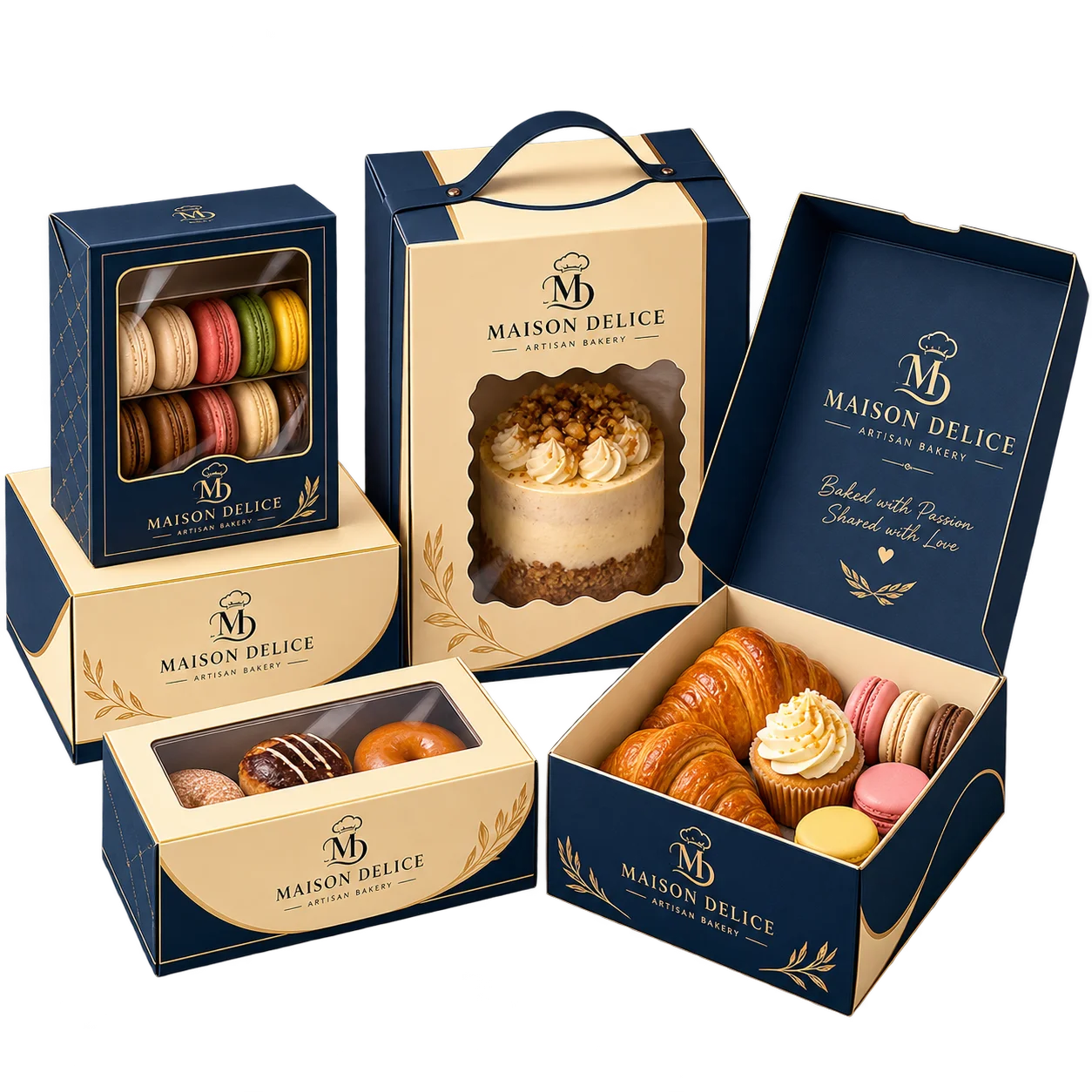 Smart Bakery Boxes for shipping and display
